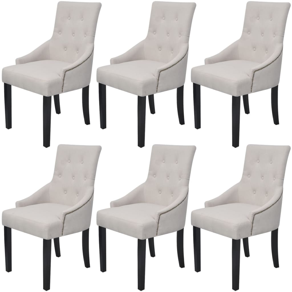 8718475978251_a_en_hd_1 vidaXL Dining Chairs 6 pcs Cream Grey Fabric - Image 1