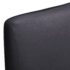 vidaXL Straight Stretchable Chair Cover 6 pcs Anthracite - Image 5