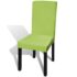 vidaXL Straight Stretchable Chair Cover 6 pcs Green - Image 2