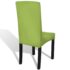 vidaXL Straight Stretchable Chair Cover 6 pcs Green - Image 4