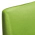 vidaXL Straight Stretchable Chair Cover 6 pcs Green - Image 5