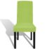 vidaXL Straight Stretchable Chair Cover 4 pcs Green - Image 3