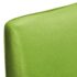 vidaXL Straight Stretchable Chair Cover 4 pcs Green - Image 5