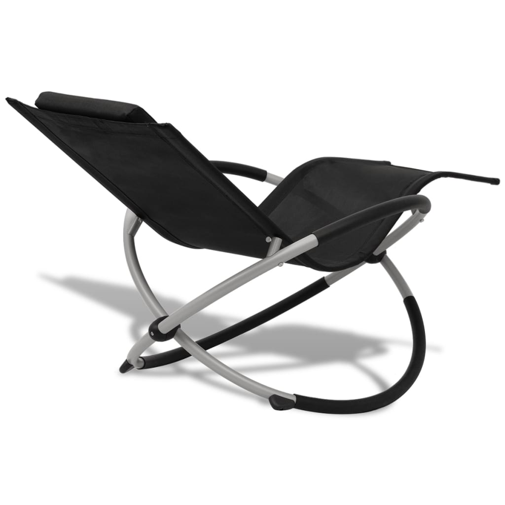 8718475979487_g_en_hd_3 vidaXL Outdoor Geometrical Sun Lounger Steel Black and Grey - Image 4