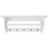 vidaXL Coat Rack MDF White Baroque Style - Image 2