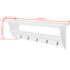 vidaXL Coat Rack MDF White Baroque Style - Image 6
