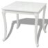 vidaXL Dining Table 80x80x76 cm High Gloss White - Image 2