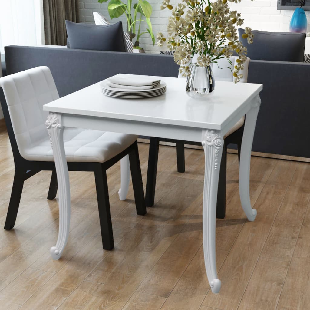 8718475992011_m_en_hd_1 vidaXL Dining Table 80x80x76 cm High Gloss White - Image 1