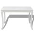 vidaXL Dining Table 116x66x76 cm High Gloss White - Image 3