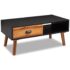 vidaXL Coffee Table 90x50x40 cm Solid Acacia Wood