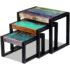 vidaXL Three Piece Nesting Tables Solid Reclaimed Wood - Image 8