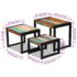 vidaXL Three Piece Nesting Tables Solid Reclaimed Wood - Image 11