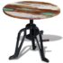 vidaXL Side Table Solid Reclaimed Wood Cast Iron 60x(42-63) cm