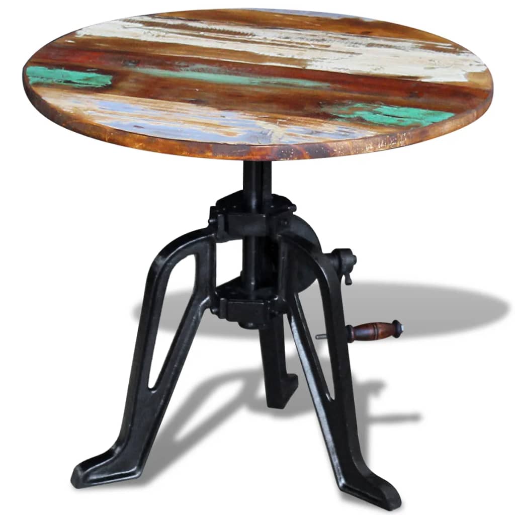 8718475993841_a_en_hd_1 vidaXL Side Table Solid Reclaimed Wood Cast Iron 60x(42-63) cm - Image 1