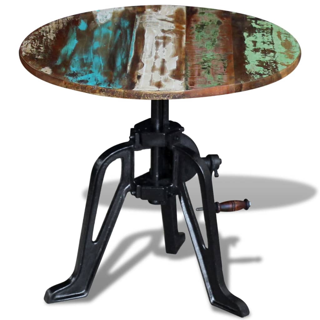 8718475993841_g_en_hd_2 vidaXL Side Table Solid Reclaimed Wood Cast Iron 60x(42-63) cm - Image 3