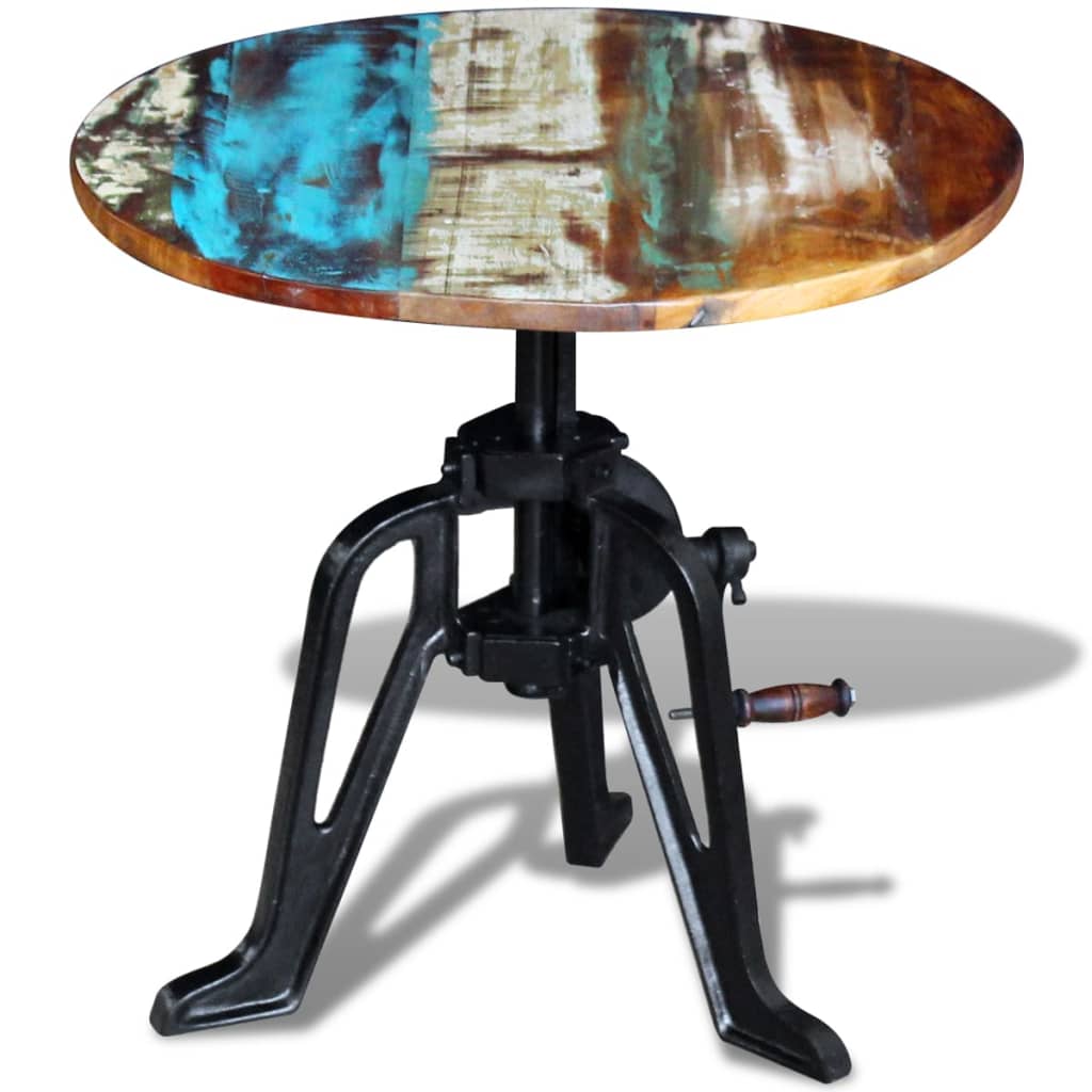 8718475993841_g_en_hd_4 vidaXL Side Table Solid Reclaimed Wood Cast Iron 60x(42-63) cm - Image 5