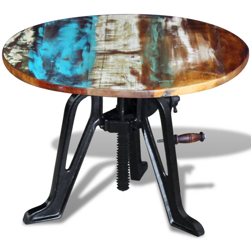 8718475993841_g_en_hd_5 vidaXL Side Table Solid Reclaimed Wood Cast Iron 60x(42-63) cm - Image 6