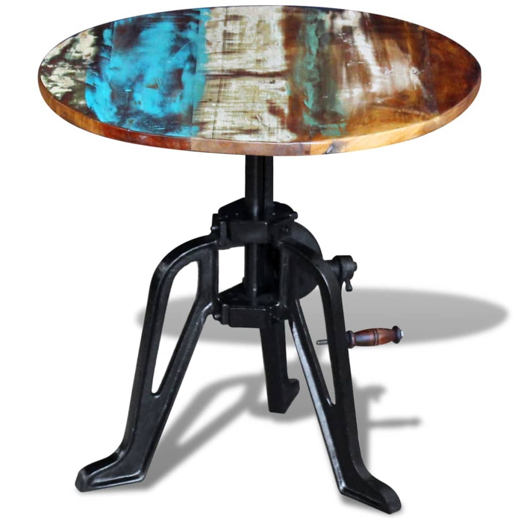 8718475993841_g_en_hd_6 vidaXL Side Table Solid Reclaimed Wood Cast Iron 60x(42-63) cm - Image 7