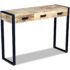 vidaXL Console Table with 3 Drawers Solid Mango Wood 110x35x78 cm - Image 6