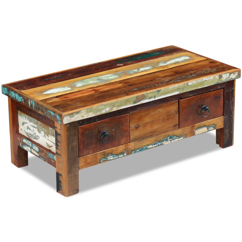 8718475994992_a_en_hd_1 vidaXL Coffee Table Drawers Solid Reclaimed Wood 90x45x35 cm - Image 1