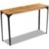 vidaXL Console Table Mango Wood 120x35x76 cm - Image 2