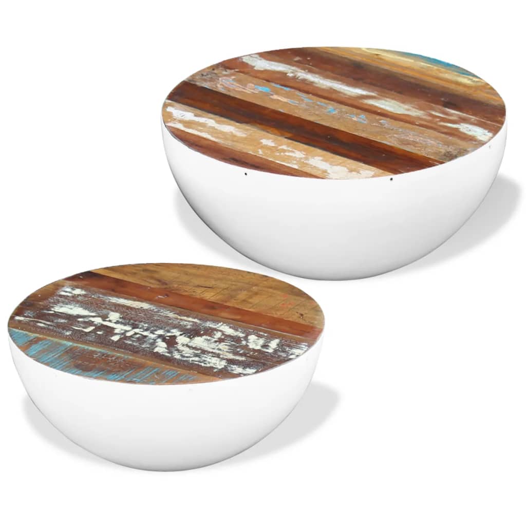 8718475995296_a_en_hd_1 vidaXL Two Piece Bowl Shaped Coffee Table Set Solid Reclaimed Wood - Image 1