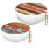 vidaXL Two Piece Bowl Shaped Coffee Table Set Solid Reclaimed Wood - Image 8