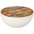vidaXL Two Piece Bowl Shaped Coffee Table Set Solid Reclaimed Wood - Image 9