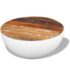vidaXL Bowl Shaped Coffee Table Solid Reclaimed Wood 60x60x30 cm - Image 3