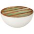 vidaXL Bowl Shaped Coffee Table Solid Reclaimed Wood 60x60x30 cm - Image 8