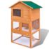 vidaXL Outdoor Rabbit Hutch Wooden Cage 3 Layers - Image 2
