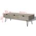 vidaXL TV Cabinet with 3 Drawers 120x40x36 cm Grey - Image 6