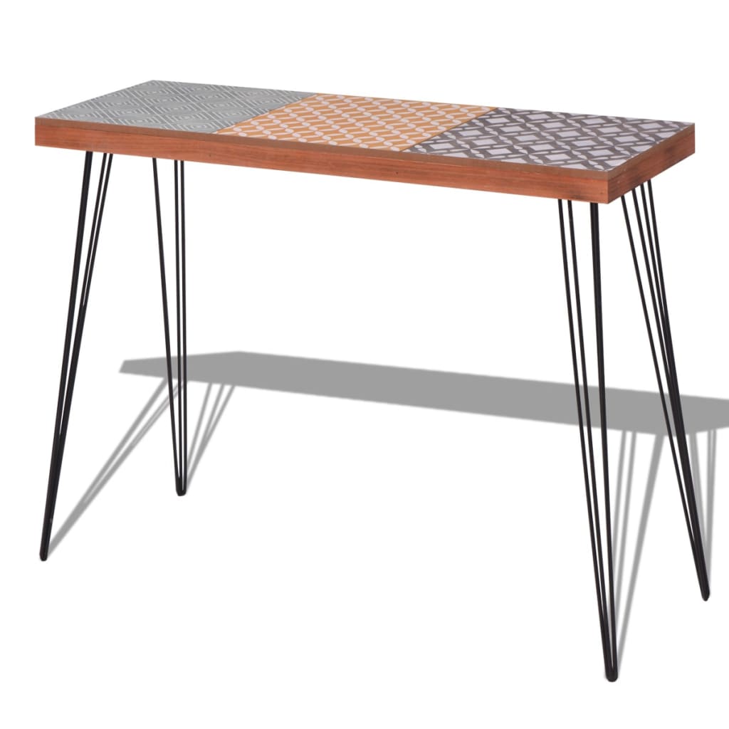 8718475996699_a_en_hd_1 vidaXL Console Table 90x30x71.5 cm Brown - Image 2