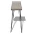 vidaXL Console Table 90x30x71.5 cm Grey - Image 5