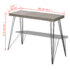 vidaXL Console Table 90x30x71.5 cm Grey - Image 8