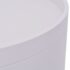 vidaXL Side Table with Serving Tray Round 39.5x44.5 cm White - Image 5