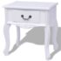 vidaXL Bedside Cabinets 2 pcs MDF White - Image 2
