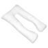 vidaXL Pregnancy Pillow 90x145 cm White - Image 2