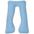 vidaXL Pregnancy Pillow 90x145 cm Light Blue