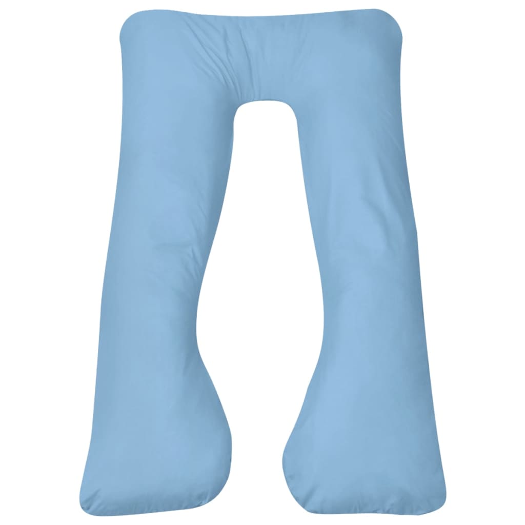 8718475997993_a_en_hd_1 vidaXL Pregnancy Pillow 90x145 cm Light Blue - Image 1