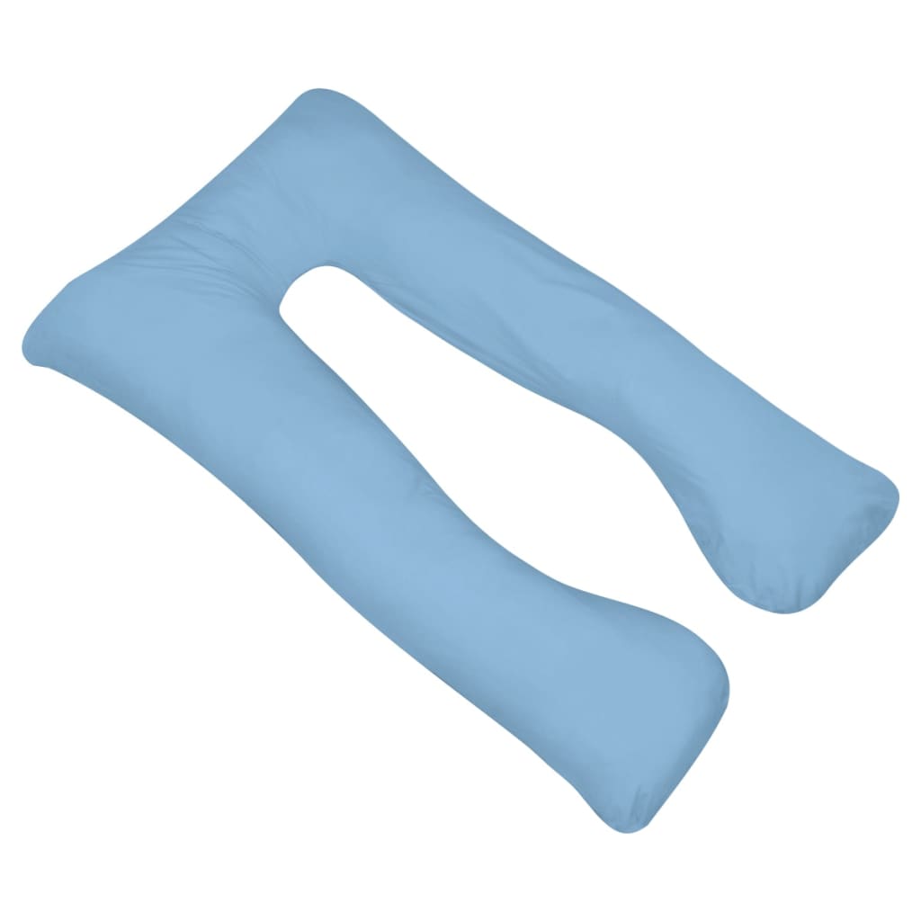 8718475997993_g_en_hd_1 vidaXL Pregnancy Pillow 90x145 cm Light Blue - Image 2