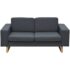 vidaXL 2-Seater and 3-Seater Sofa Set Dark Grey - Image 3