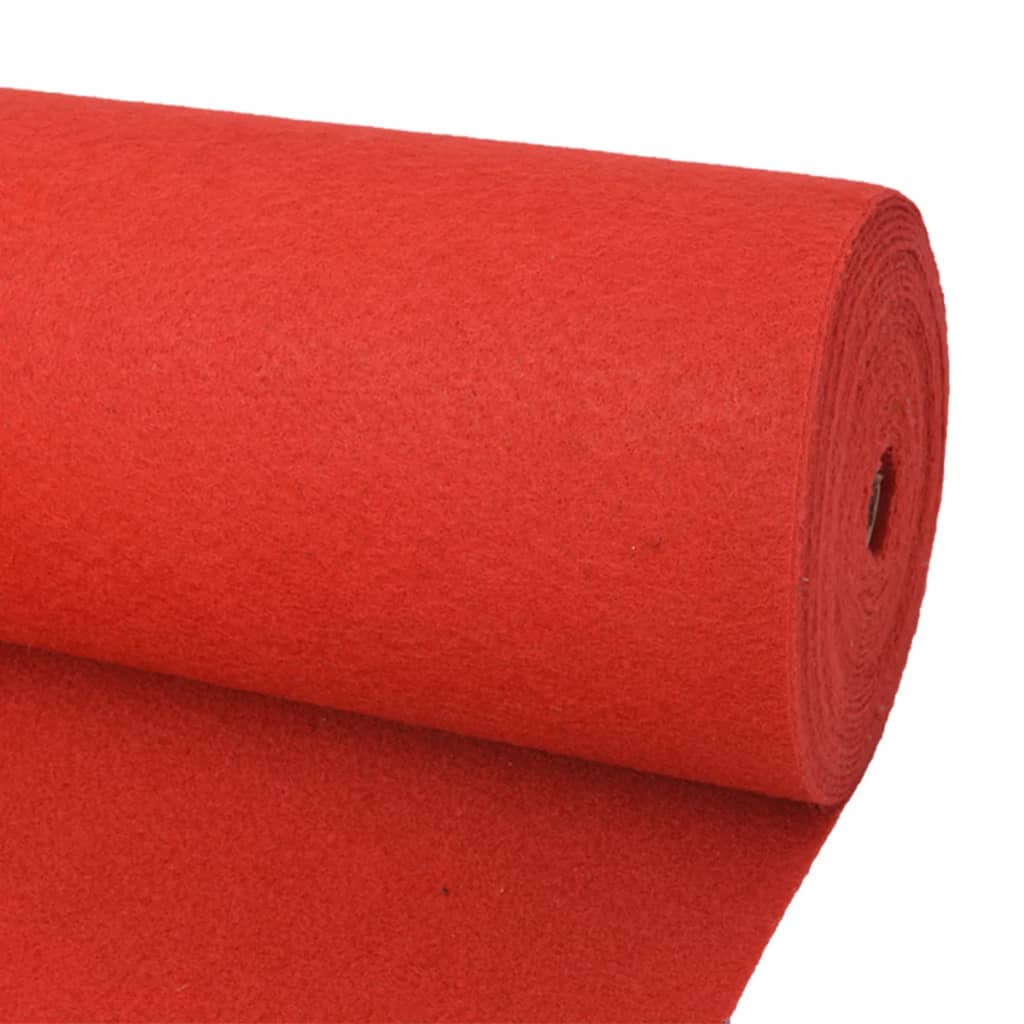 8718475998679_a_en_hd_1 vidaXL Exhibition Carpet Plain 1x12 m Red - Image 1