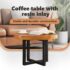 vidaXL Coffee Table Teak Resin 60 cm - Image 12