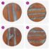 vidaXL Coffee Table Teak Resin 60 cm - Image 6