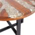 vidaXL Coffee Table Teak Resin 60 cm - Image 7
