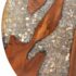 vidaXL Coffee Table Teak Resin 60 cm - Image 8