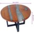 vidaXL Coffee Table Teak Resin 60 cm - Image 9