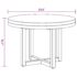 vidaXL Coffee Table Teak Resin 60 cm - Image 10