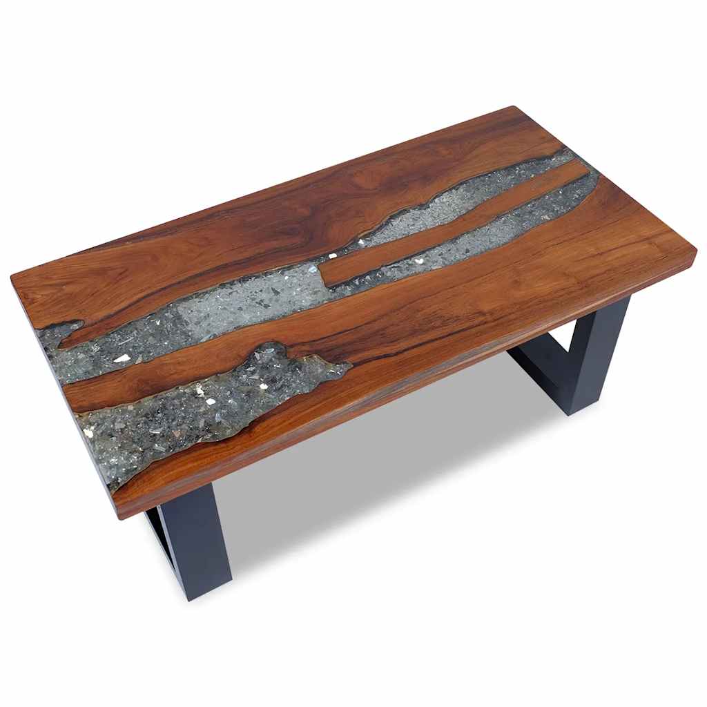 8718475999010_a_en_hd_1 vidaXL Coffee Table Teak Resin 100x50 cm - Image 2